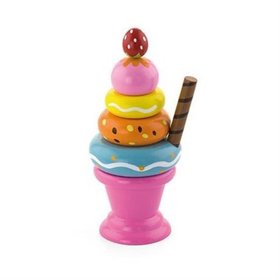 Игровой набор Viga Toys Мороженное с фруктами. Клубничка (51321)
